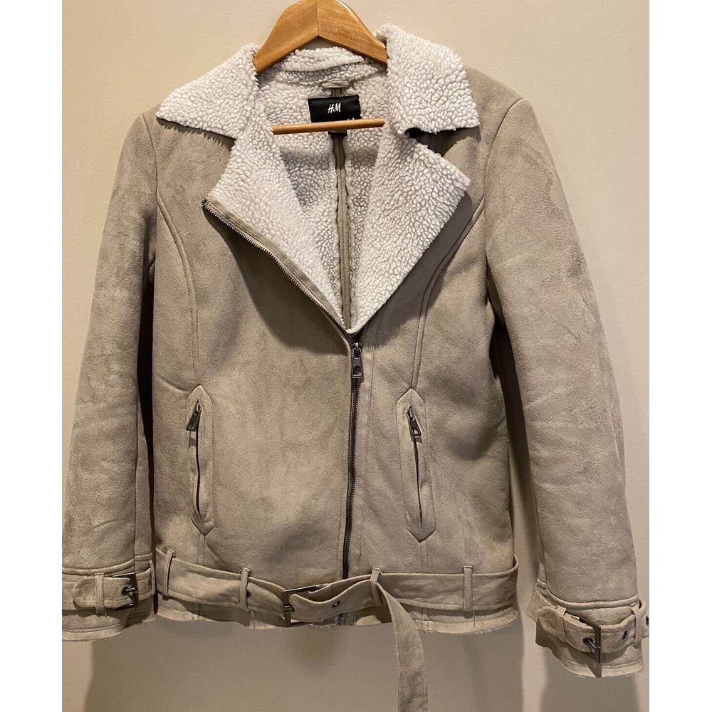 Suede Look Jacket, Lined, Women's‎ Size 4 (s/m)